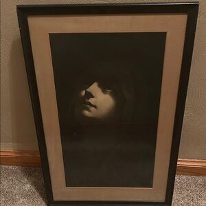 The Mater Dolorosa by Guido Reni. Vintage halftone circa late 19th century.